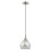 Livex Lighting Art Glass 1 Light Mini Pendant, Smoke