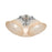 Livex Wynnewood 3 Light Flush Mount, Painted Satin Nickel