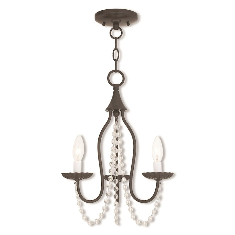 Livex Alessia 3 Light Mini Chandelier