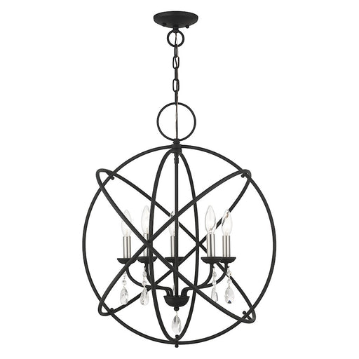 Livex Aria 5 Light Chandelier