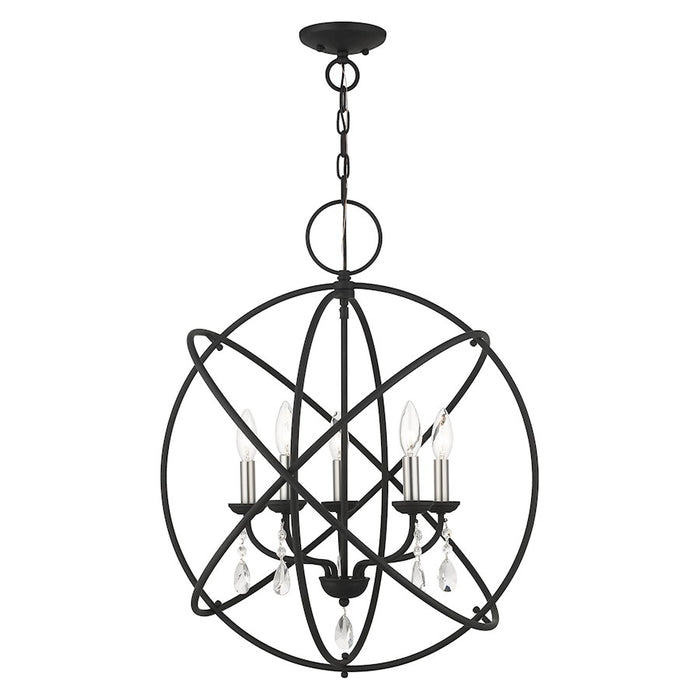 Livex Aria 5 Light Chandelier