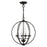 Livex Arabella 4 Light Globe Chandelier/Semi-Flush Mount