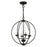 Livex Arabella 4 Light Globe Chandelier/Semi-Flush Mount