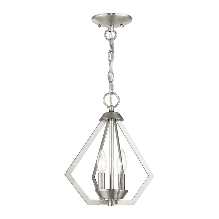 Livex Prism Convertible Mini Chandelier/Ceiling Mount