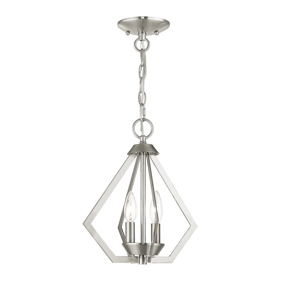 Livex Prism Convertible Mini Chandelier/Ceiling Mount
