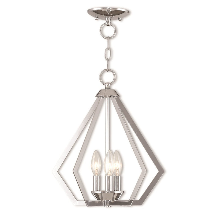 Livex Prism Convertible Mini Chandelier/Ceiling Mount