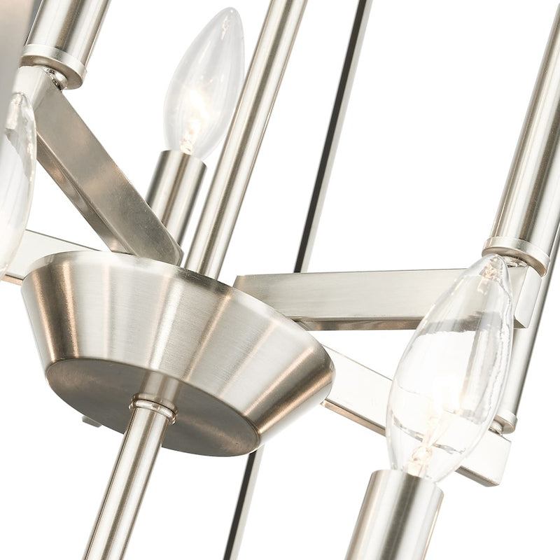Livex Prism 15 Light Foyer Chandelier, Black