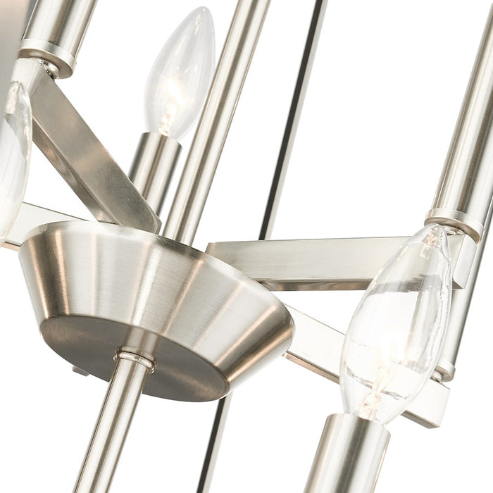 Livex Prism 15 Light Foyer Chandelier, Black