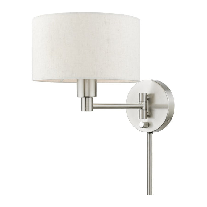 Livex Swing Arm Wall Lamps 1 Light Swing Arm Wall Lamp