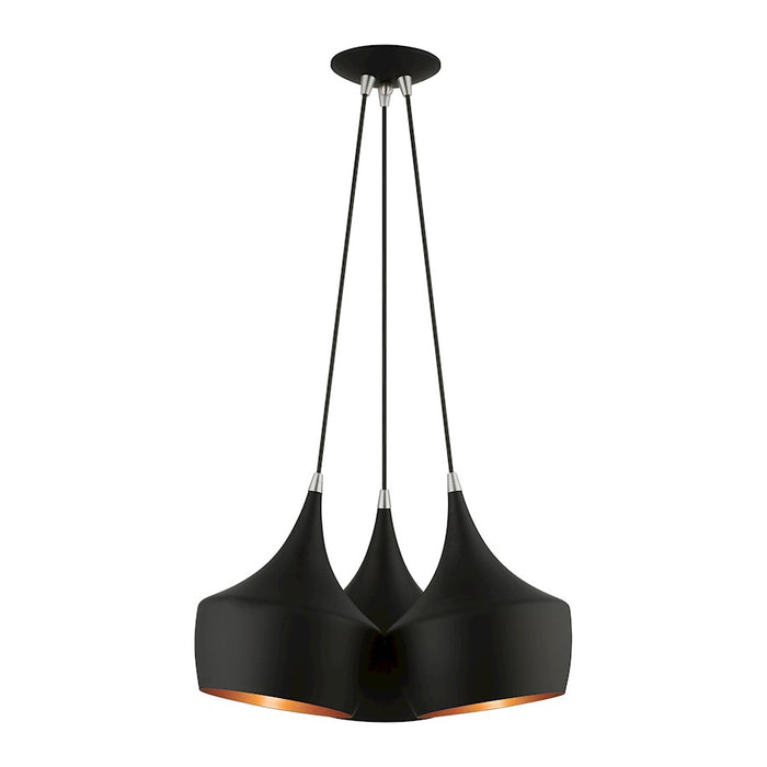 Livex Waldorf 3 Light Cluster Pendant
