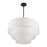 Livex Manorwood 5Lt Med. Pendant Chandelier, Bronze/White/White