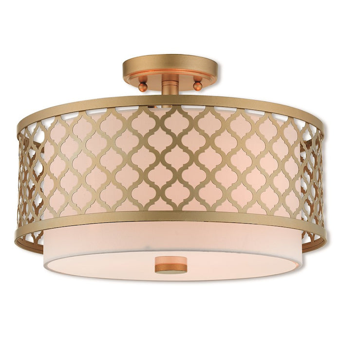 Livex Lighting Aresque 3 Light Flush Mount