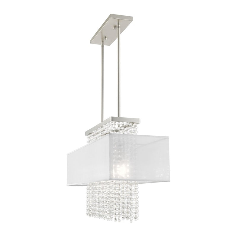 Livex Lighting Bella Vista 3 Light Linear Chandelier