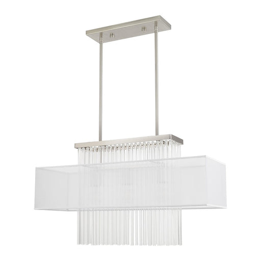 Livex Lighting Alexis 3 Light Linear Chandelier