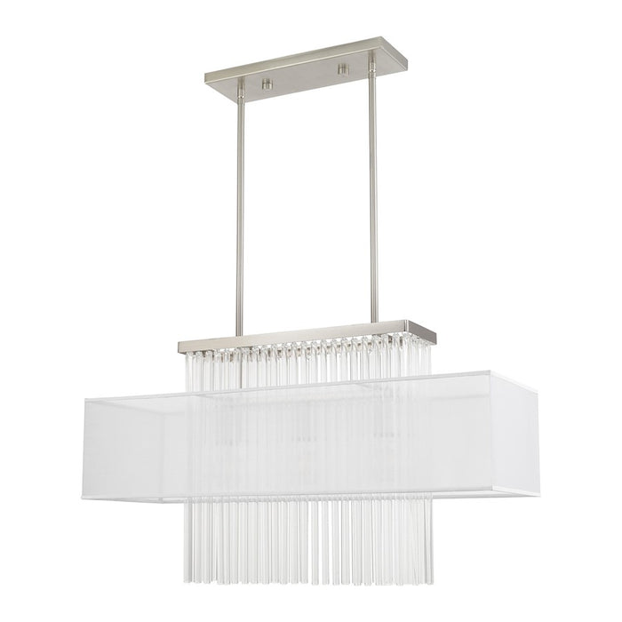 Livex Lighting Alexis 3 Light Linear Chandelier