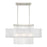 Livex Lighting Alexis 3 Light Linear Chandelier