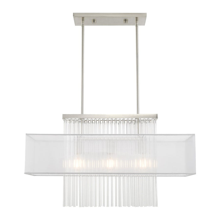 Livex Lighting Alexis 3 Light Linear Chandelier
