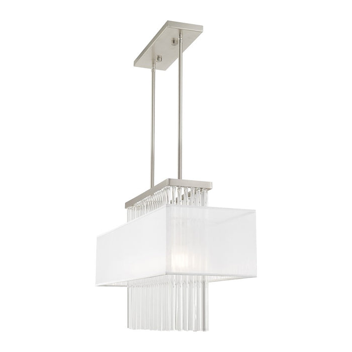 Livex Lighting Alexis 3 Light Linear Chandelier