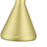 Livex Geneva 1Lt Mini Pendant, Gold/Brass/Gold Aluminum/White
