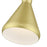 Livex Geneva 1Lt Mini Pendant, Gold/Brass/Gold Aluminum/White