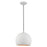 Livex Lighting Metal Shade Smooth Curve 1 Light Mini Pendant