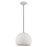 Livex Lighting Metal Shade Smooth Curve 1 Light Mini Pendant