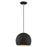 Livex Lighting Metal Shade Smooth Curve 1 Light Mini Pendant