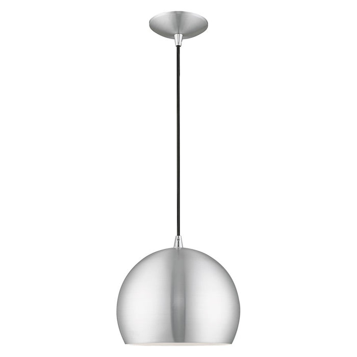 Livex Lighting Metal Shade Smooth Curve 1 Light Mini Pendant