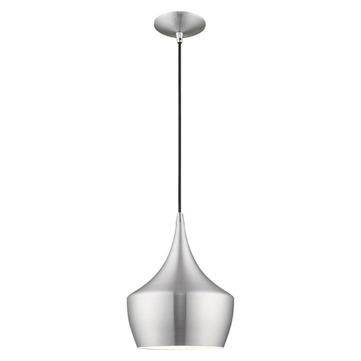 Livex Lighting Metal Shade Distinctive 1 Light Mini Pendant