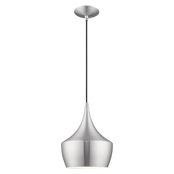 Livex Lighting Metal Shade Distinctive 1 Light Mini Pendant