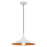 Livex Lighting Metal Shade 1 Light Mini Pendant, Gold Inside
