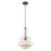 Livex Lighting Art Glass Throwback Style 1 Light Mini Pendant