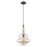 Livex Lighting Art Glass Throwback Style 1 Light Mini Pendant