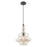 Livex Lighting Art Glass Throwback Style 1 Light Mini Pendant