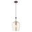 Livex Lighting Art Glass 1 Light Carafe Mini Pendant