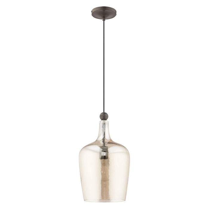 Livex Lighting Art Glass 1 Light Carafe Mini Pendant