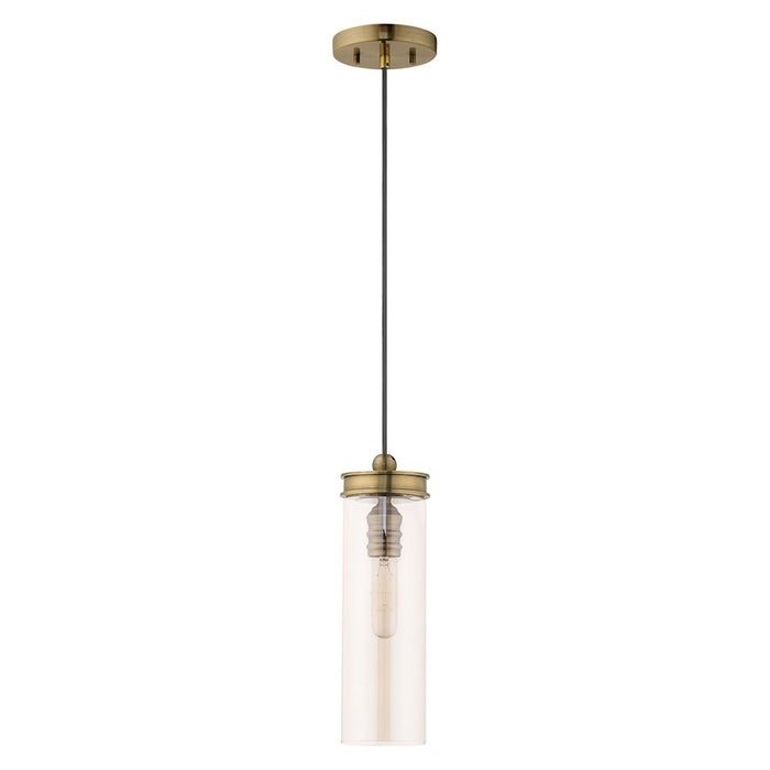 Livex Lighting Art Glass 1 Light Mini Pendant