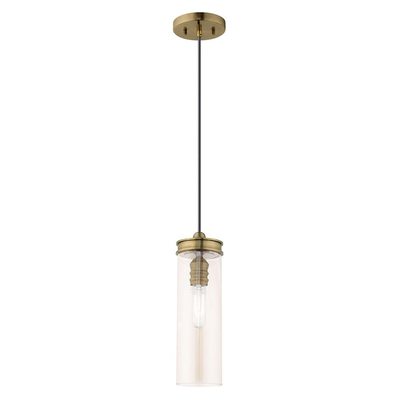 Livex Lighting Art Glass 1 Light Mini Pendant