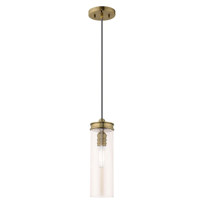 Livex Lighting Art Glass 1 Light Mini Pendant