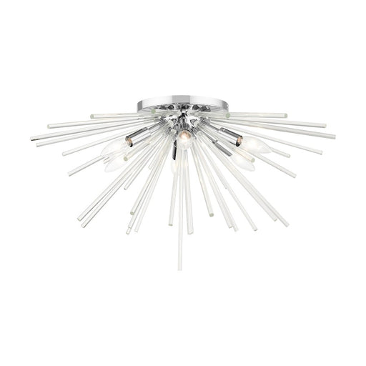 Livex Utopia 6 Light Flush Mount