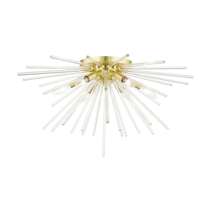 Livex Utopia 6 Light Flush Mount