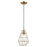 Livex Lighting Geometric Shade Cage Mini Pendant
