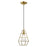 Livex Lighting Geometric Shade Cage Mini Pendant