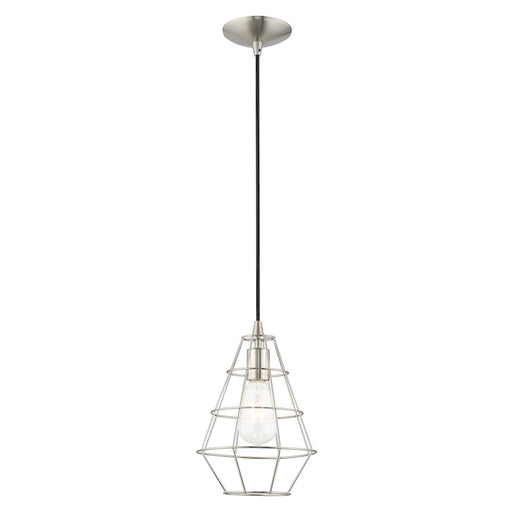 Livex Lighting Geometric Shade Cage Mini Pendant