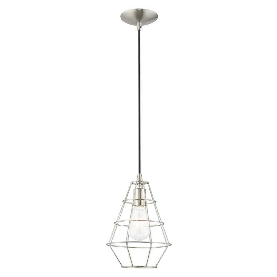 Livex Lighting Geometric Shade Cage Mini Pendant