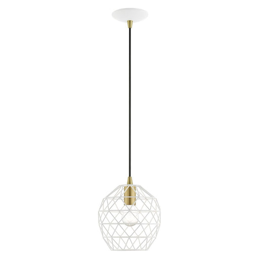 Livex Geometrix 1 Light Pendant