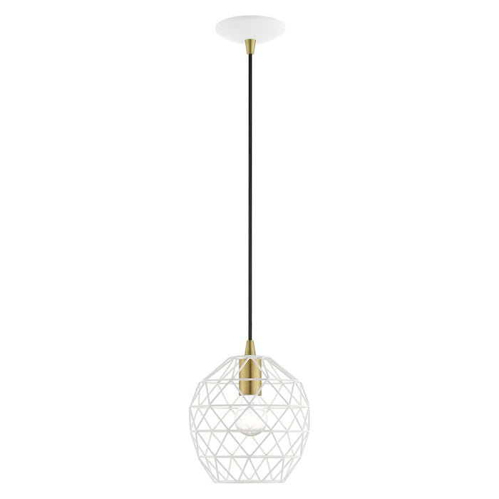 Livex Geometrix 1 Light Pendant