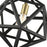 Livex Geometric 1 Light Pendant, Textured Black