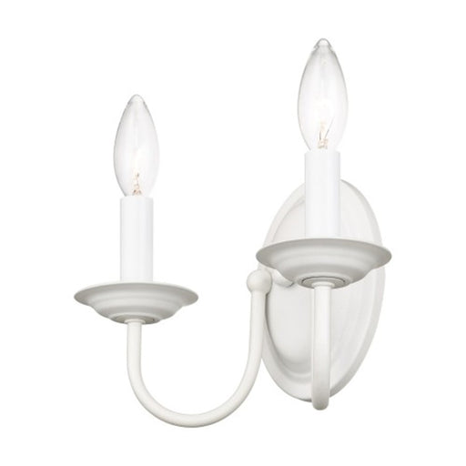 Livex Lighting Williamsburg Wall Sconce, White