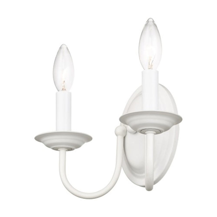 Livex Lighting Williamsburg Wall Sconce, White